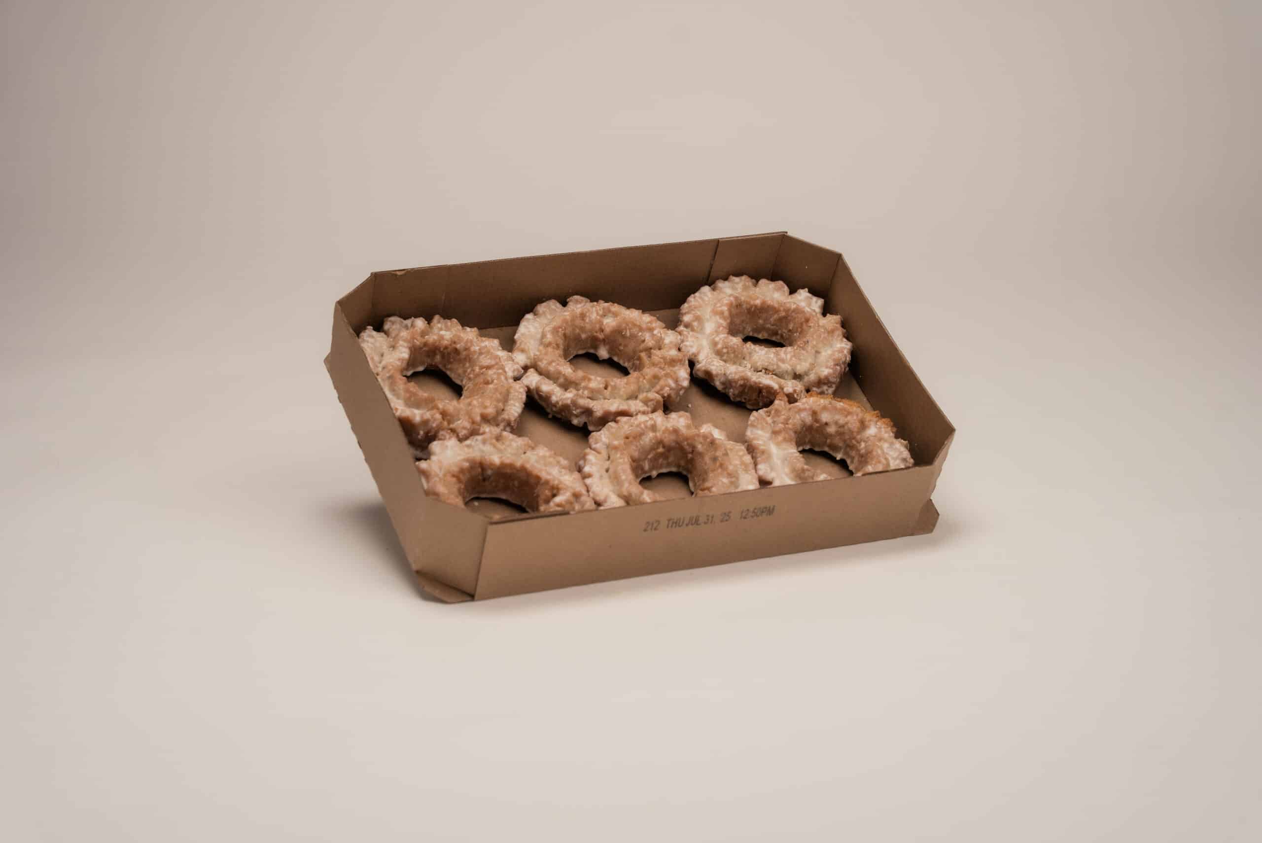 Glazed Blueberry Old Fashioned Donut Tray