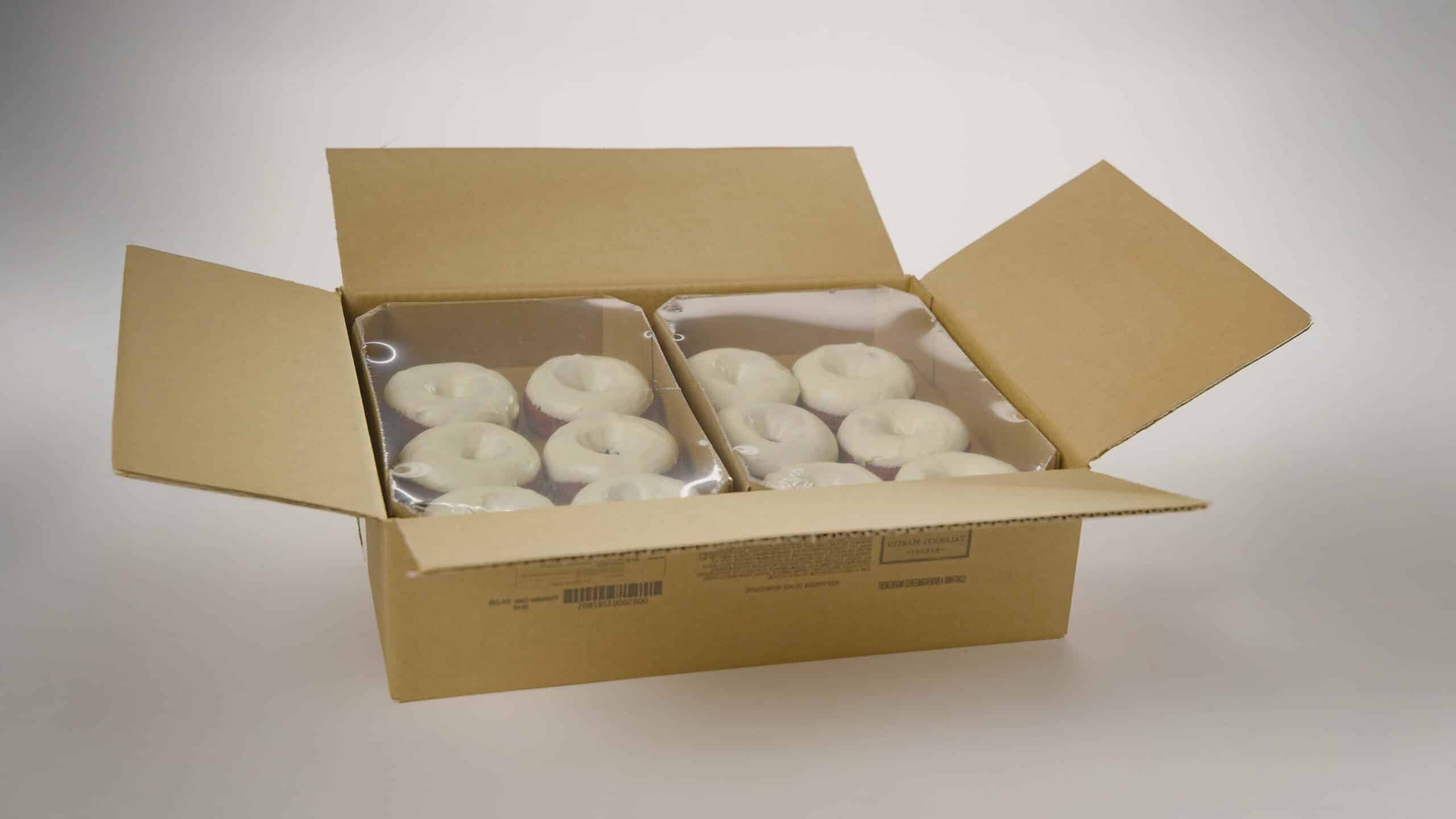 RED VELVET CREAM CHEESE ICED CAKE DONUT