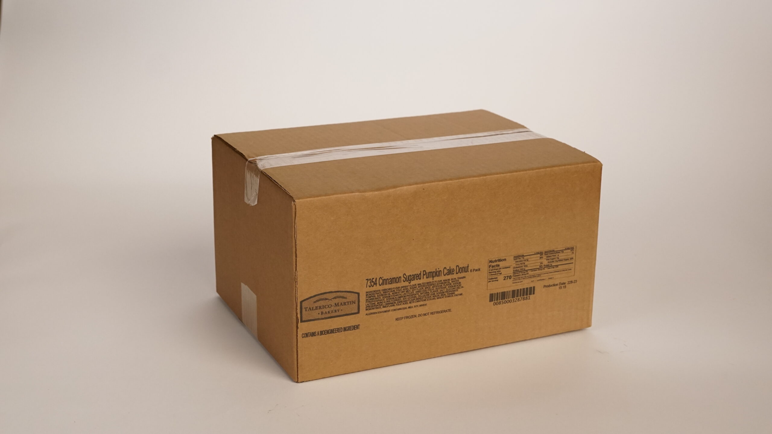 Closed Case of CINNAMON SUGARED PUMPKIN CAKE DONUT