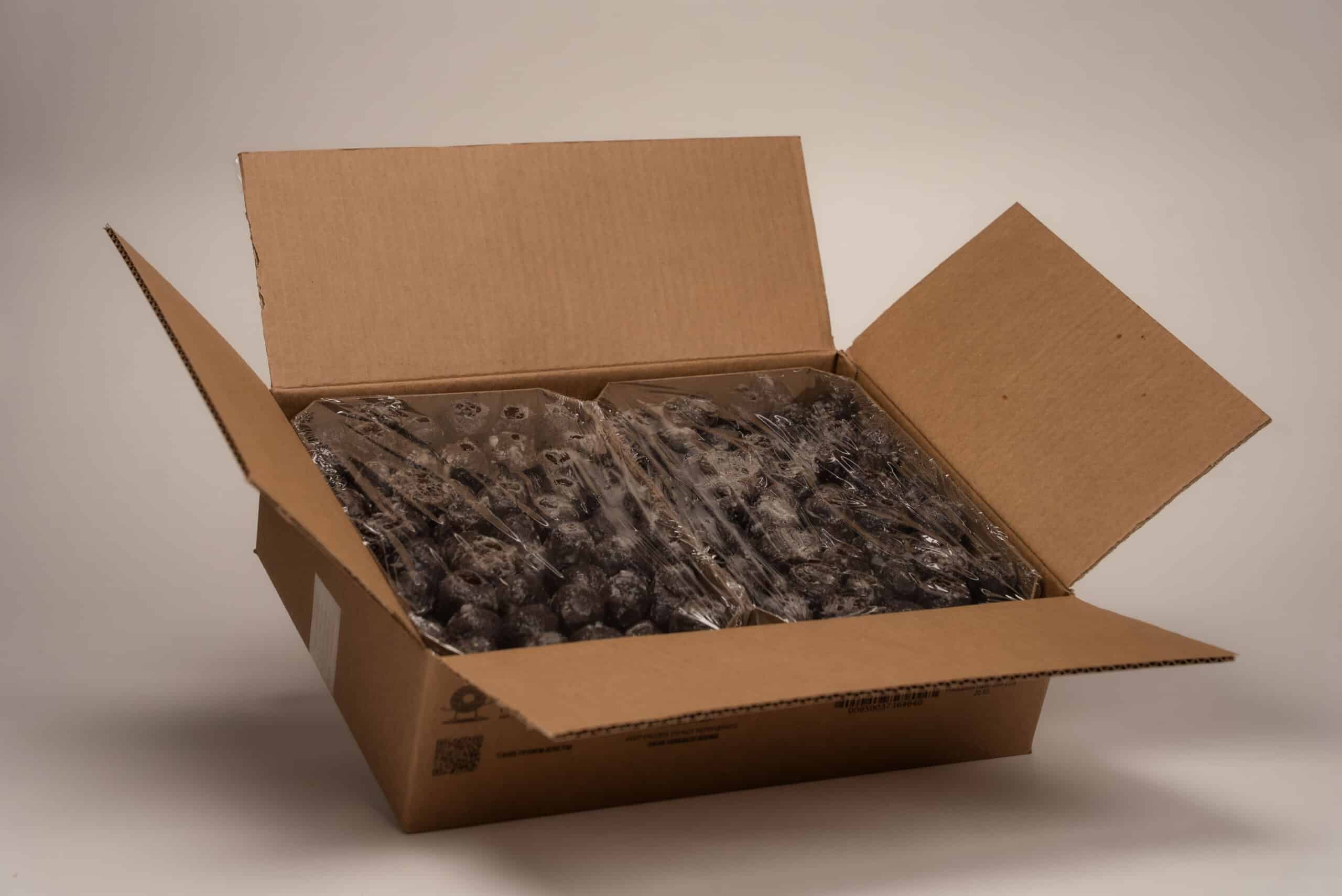 Devil's Food Old Fashioned Donut Hole Bulk Pack Open Case