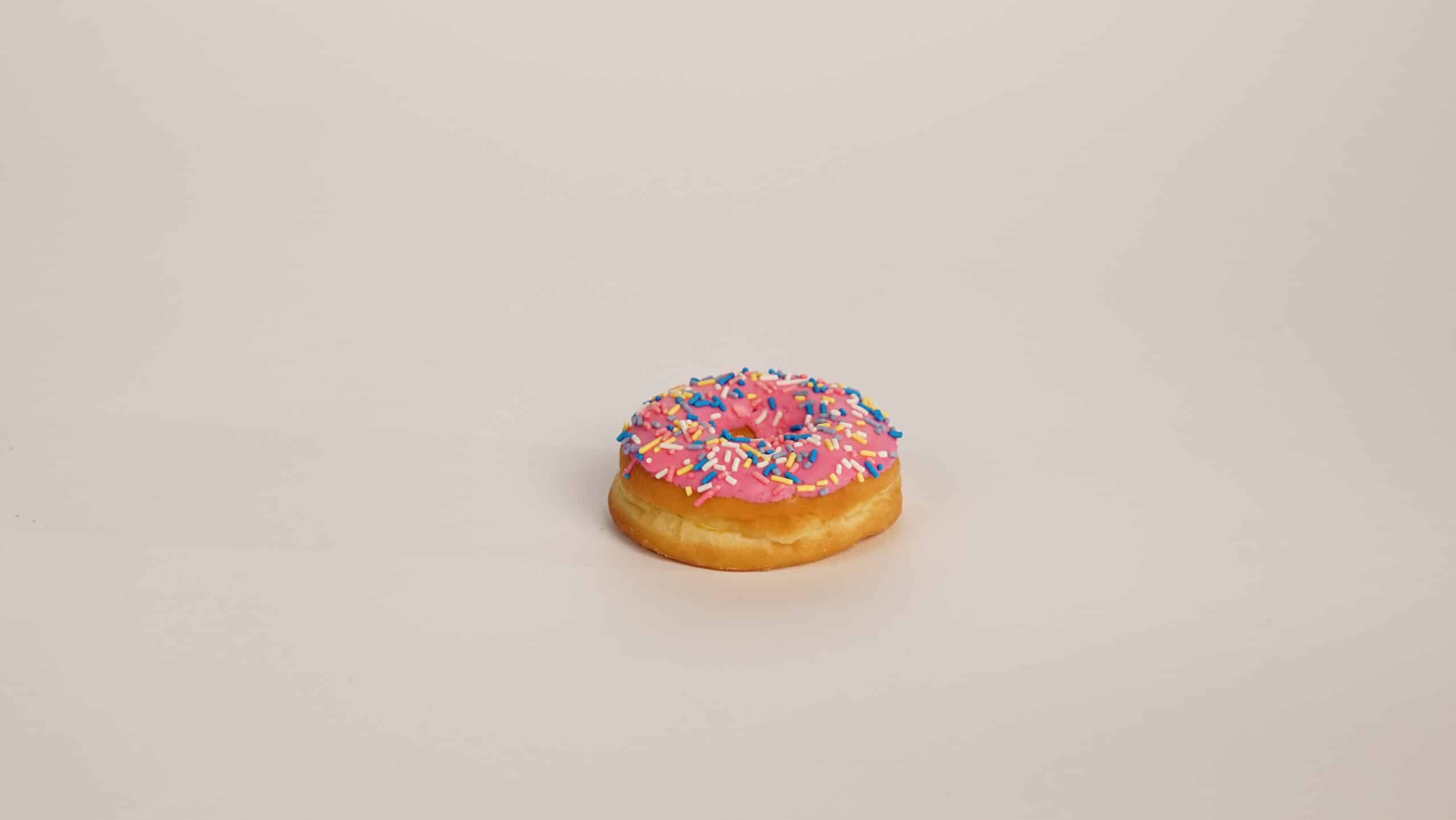 Pink Iced Ring wDecos Single