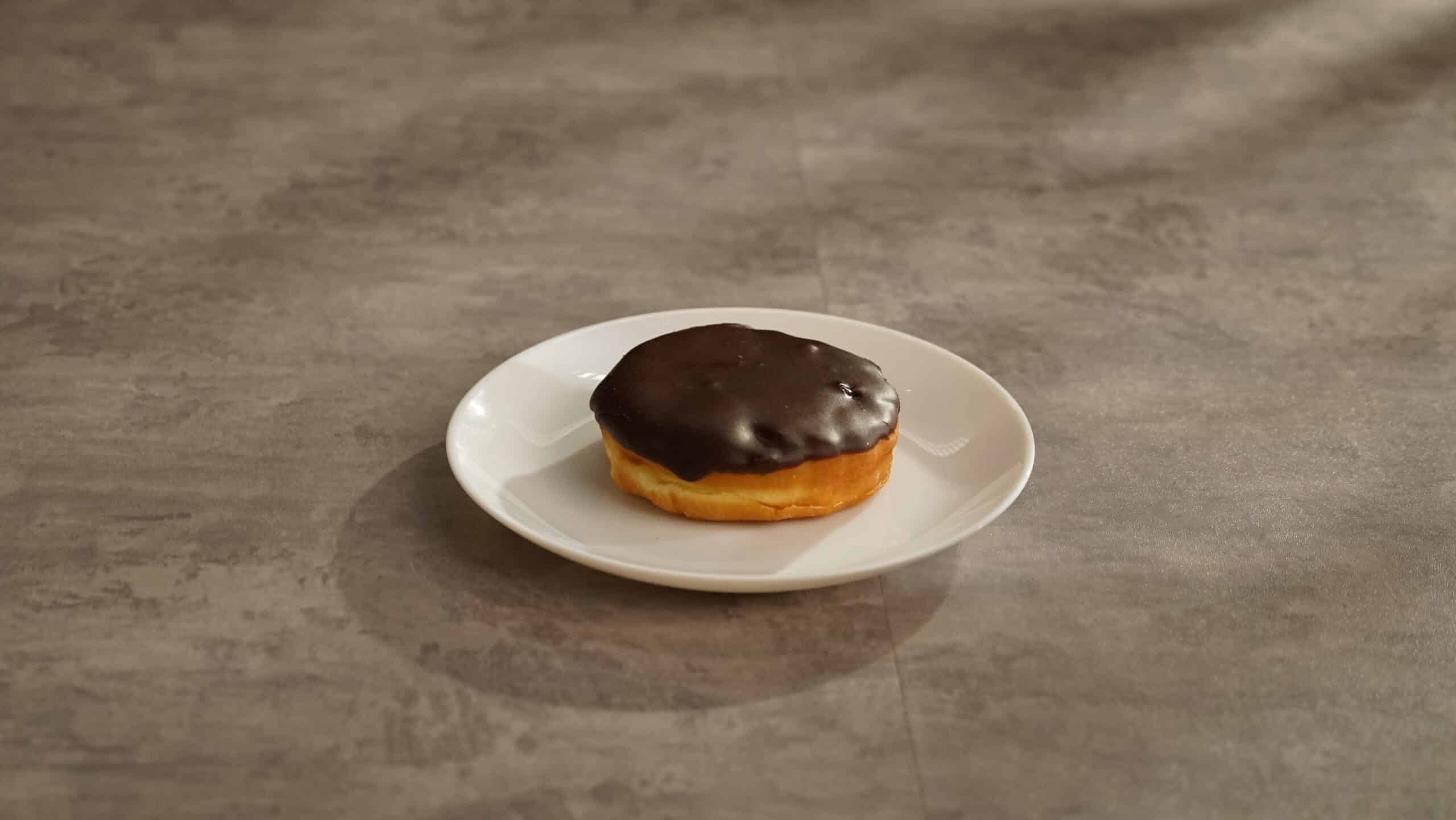 Yeast Bismarck, Bavarian Filled, Chocolate Iced, 6