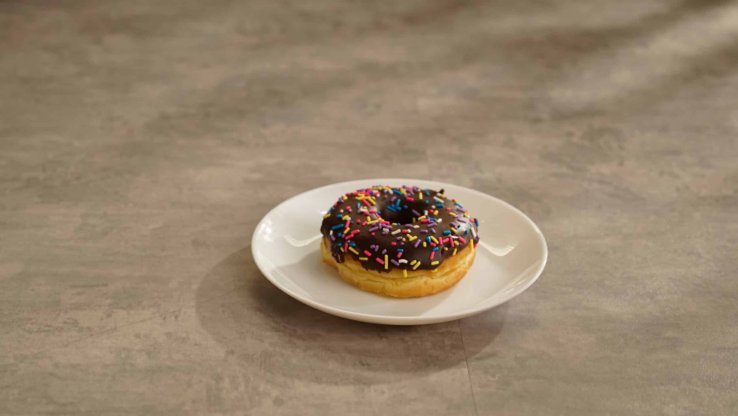 Chocolate Iced Yeast Donut with Sprinkles, 6PK/24CT