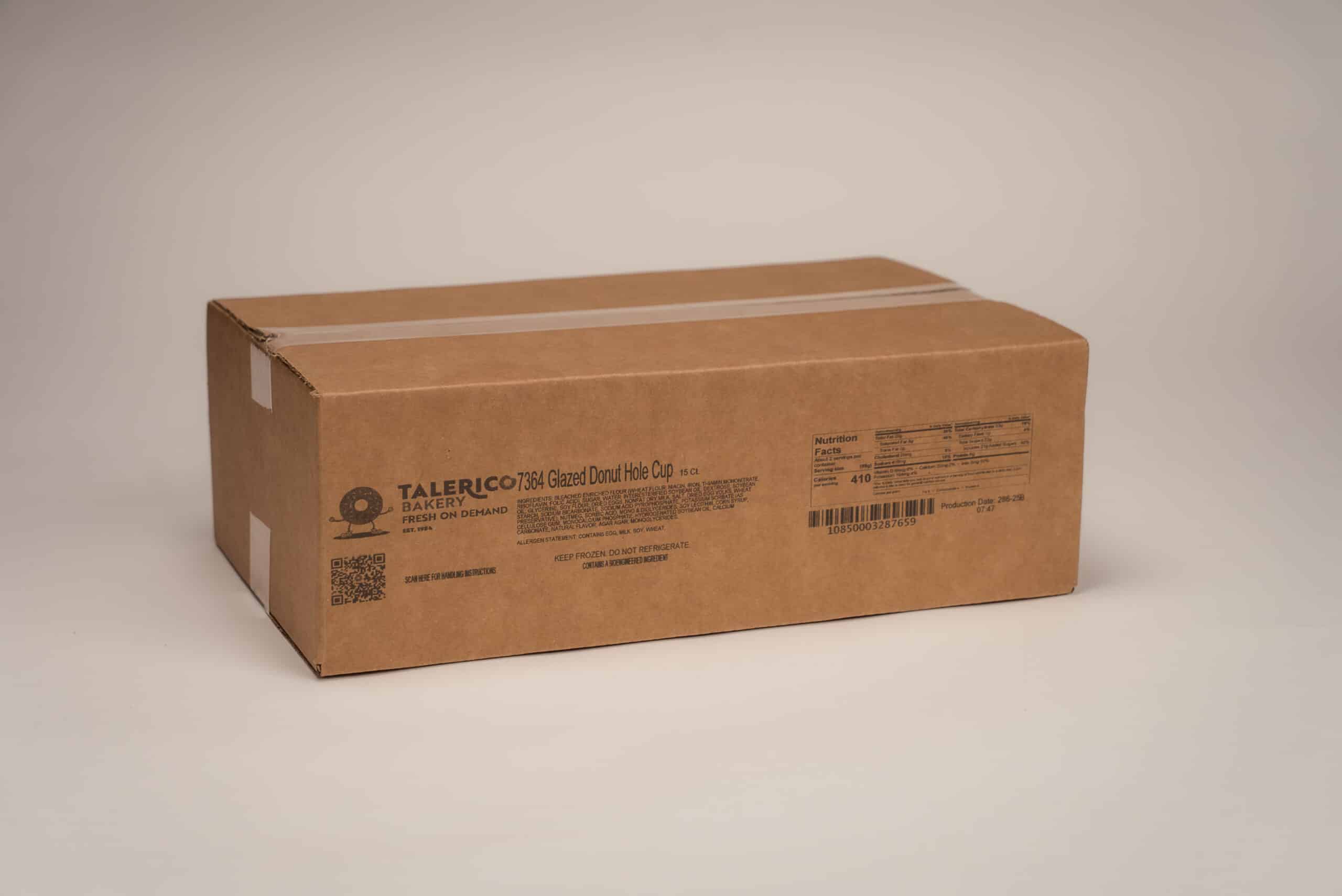 Glazed Donut Hole Cup Closed Case