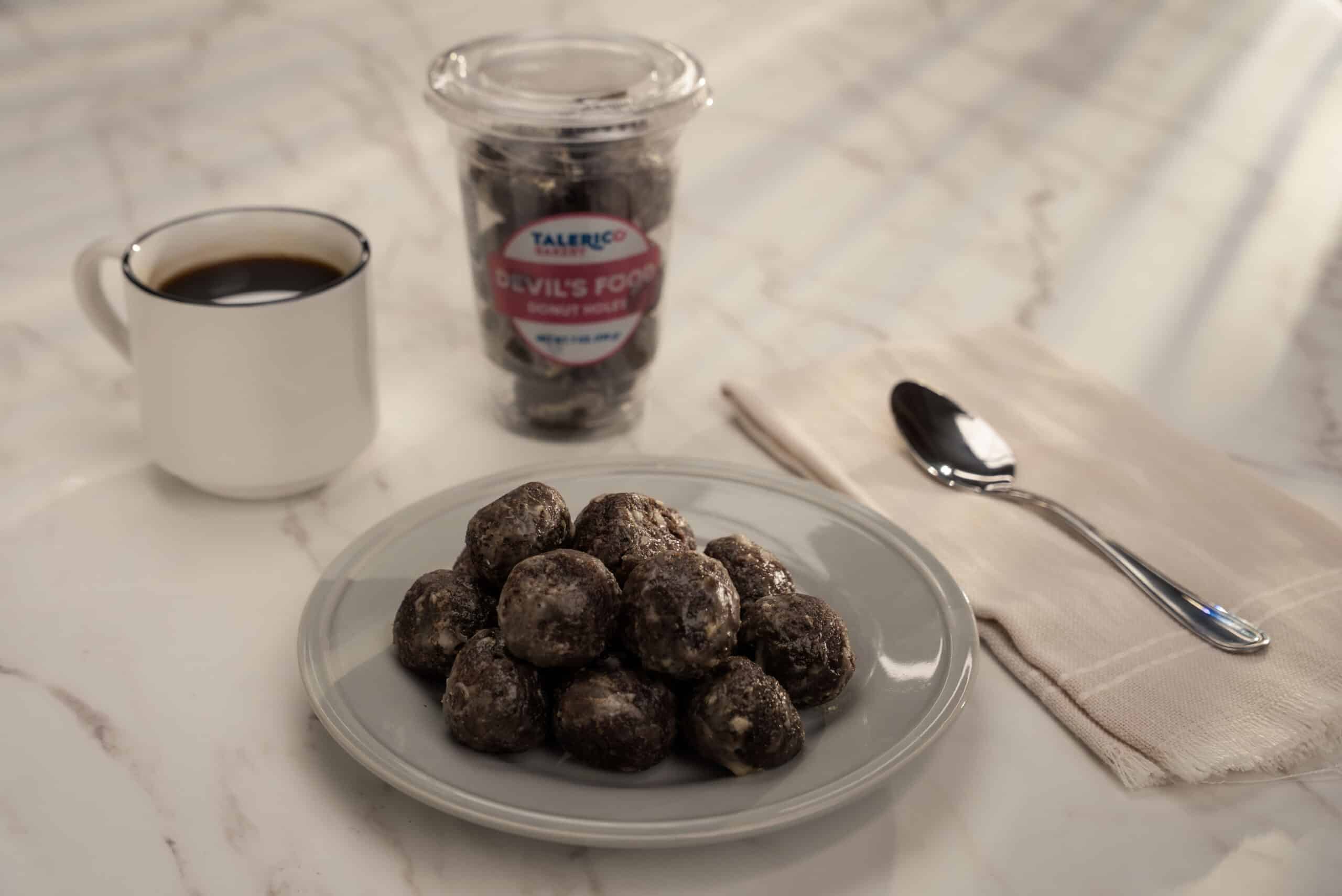 Glazed Devil's Food Donut Hole Cup Life