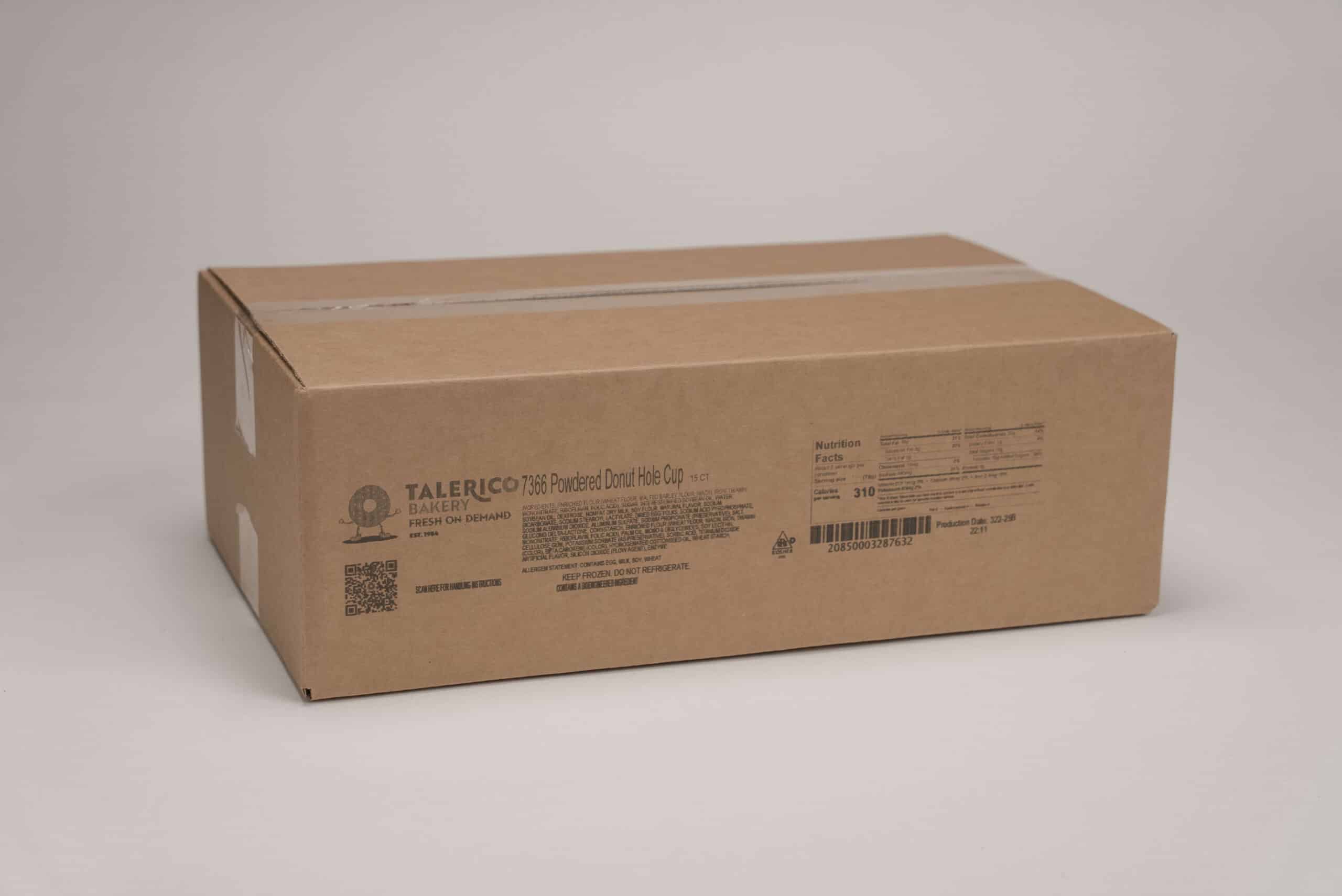 POWDERED DONUT HOLE CUP