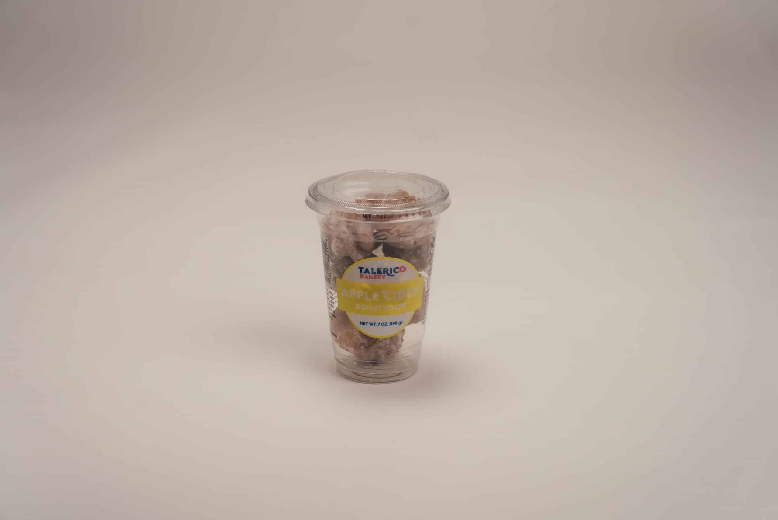 Glazed Apple Cider Donut Hole Cup Tray