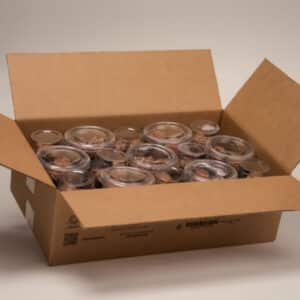 Glazed Pumpkin Donut Hole Cup open Case