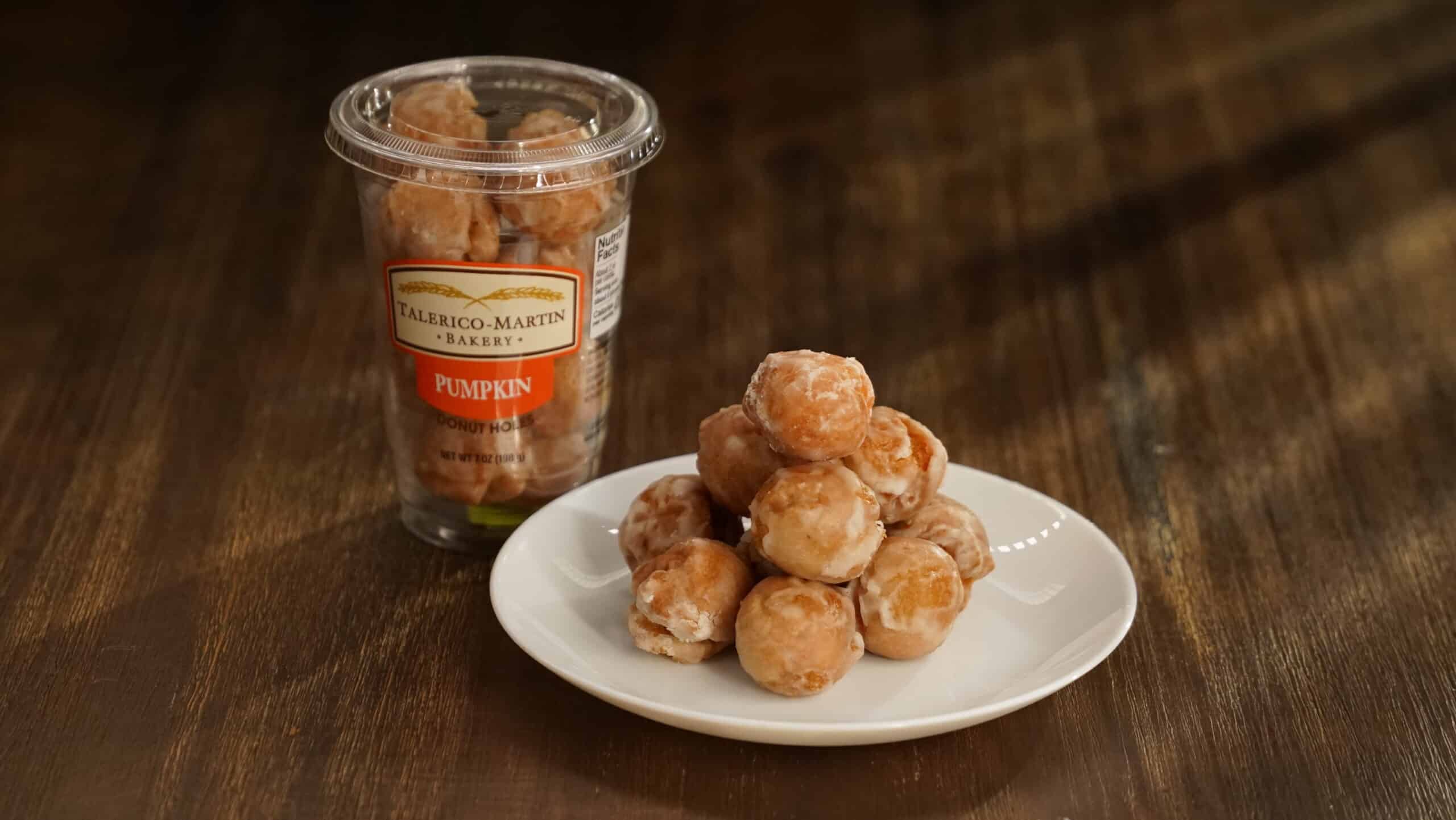 Pumpkin donut holes