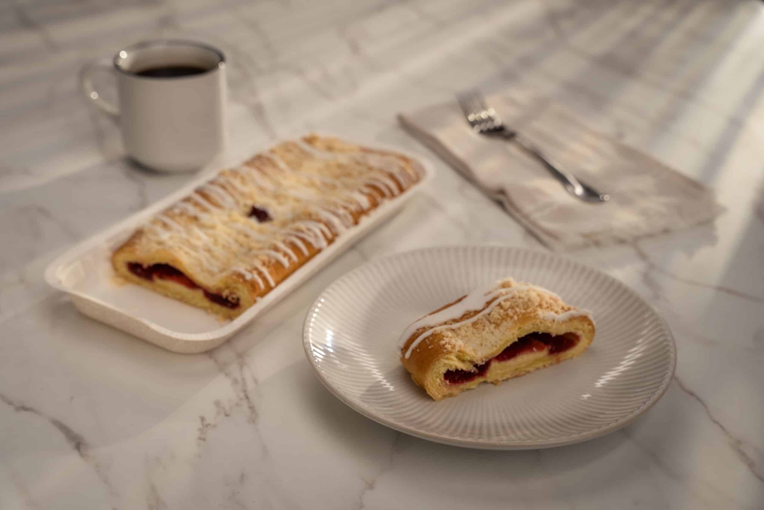 Raspberry Cheese Coffee Cake